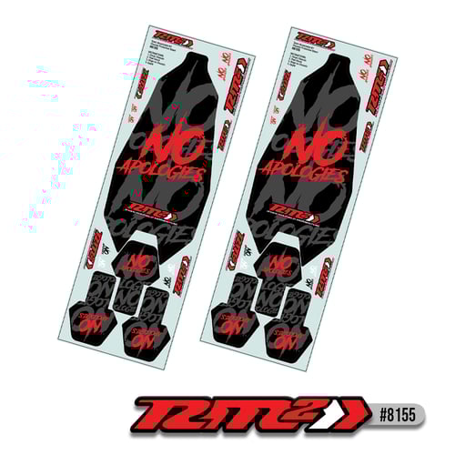 RM2, No Apologies RC10B7 | RC10B7D Precut Chassis Protective Sheet